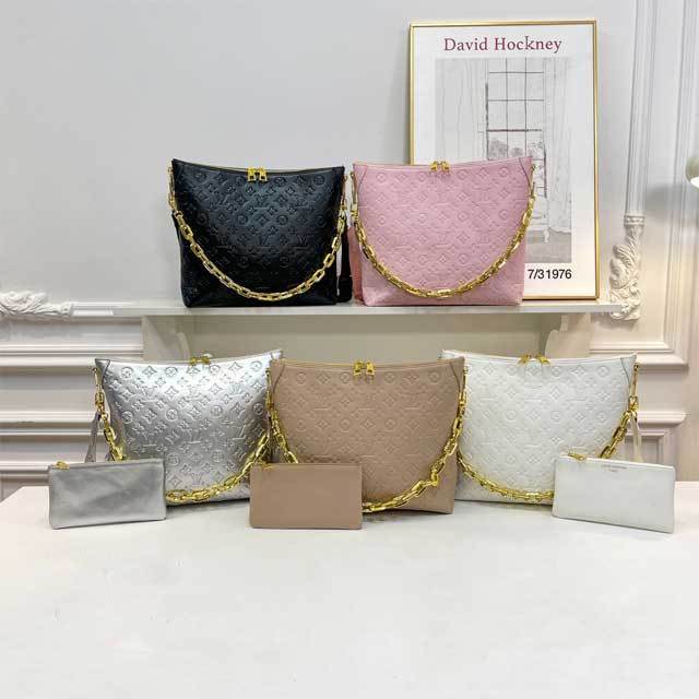 Embossing Fashion Leather Crossbody Handbag