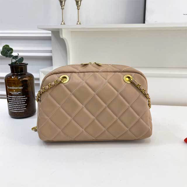 Fashion Logo Leather Women Shoulder Bag