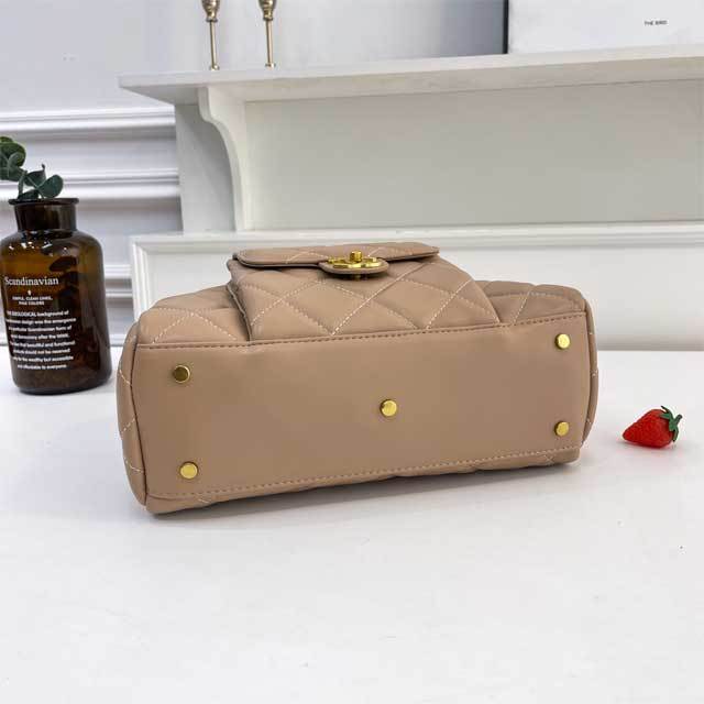 Fashion Logo Leather Women Shoulder Bag