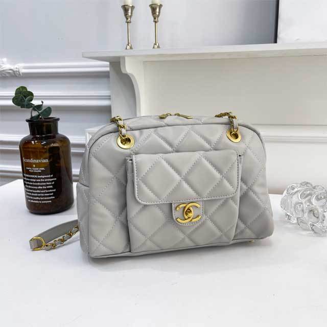 Fashion Logo Leather Women Shoulder Bag