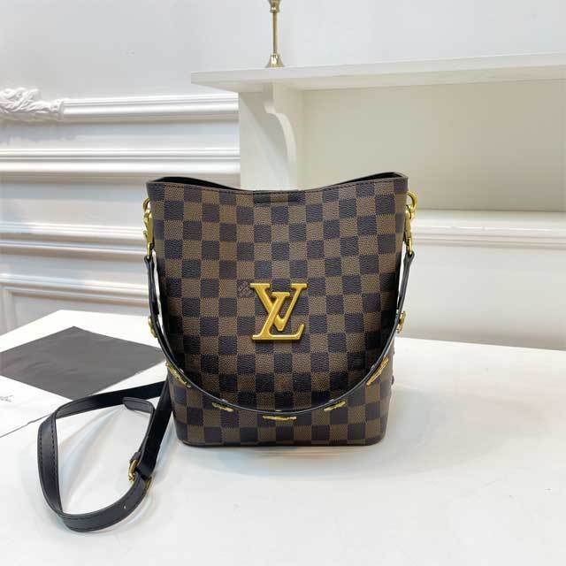 Metal Logo Leather Printed Crossbody Bag