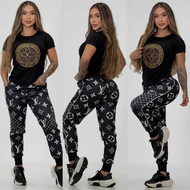 Printed Casual Women Jogging Suit