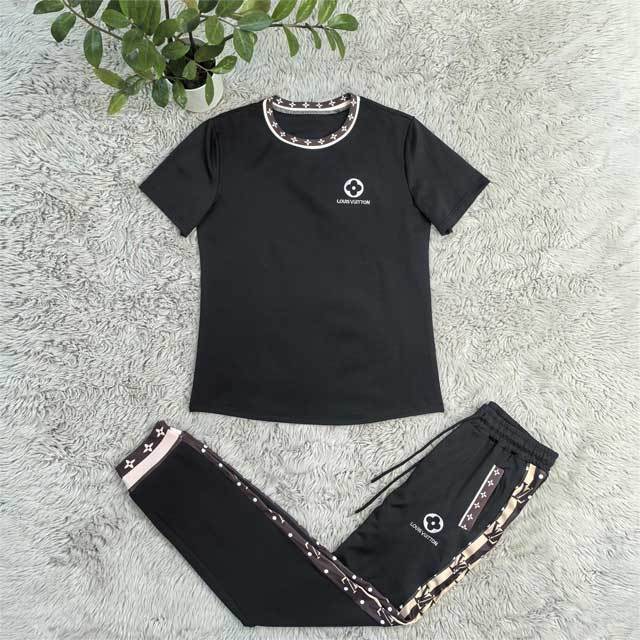 Short Sleeve Casual Women Jogging Suit