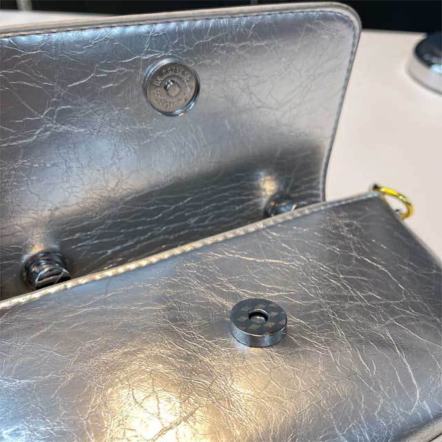 Chained Leather Crossbody Purses