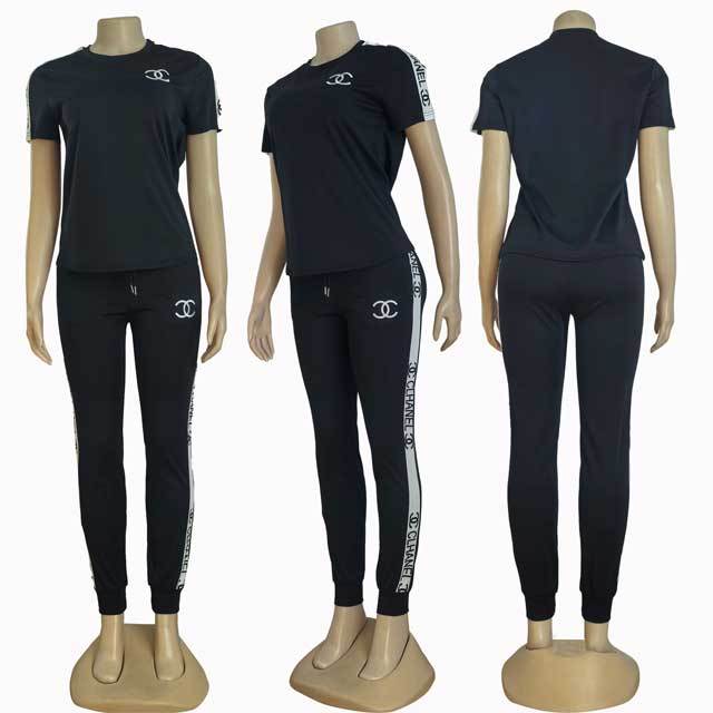 Embroidery Women Casual Jogging Suit