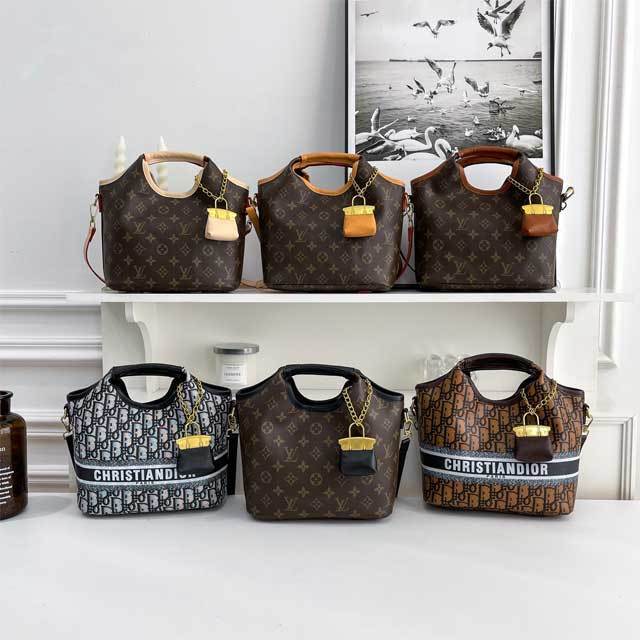 Fashion Printed Leather Crossbody Handbag