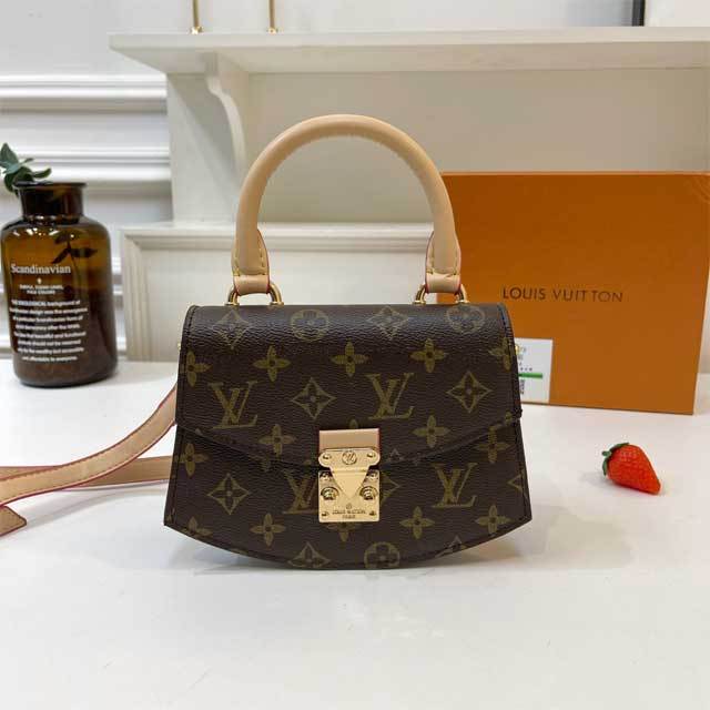 Leather Printed Crossbody Handbag