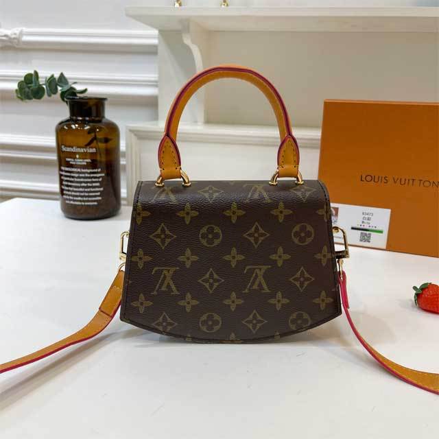 Leather Printed Crossbody Handbag