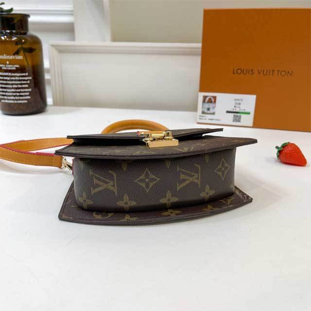Leather Printed Crossbody Handbag