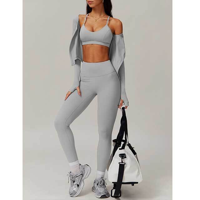 Activewear High Waist Skinny Legging Set