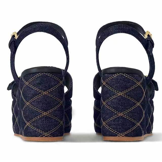 Fashion Denim Platform Sandals