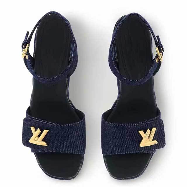 Fashion Denim Platform Sandals