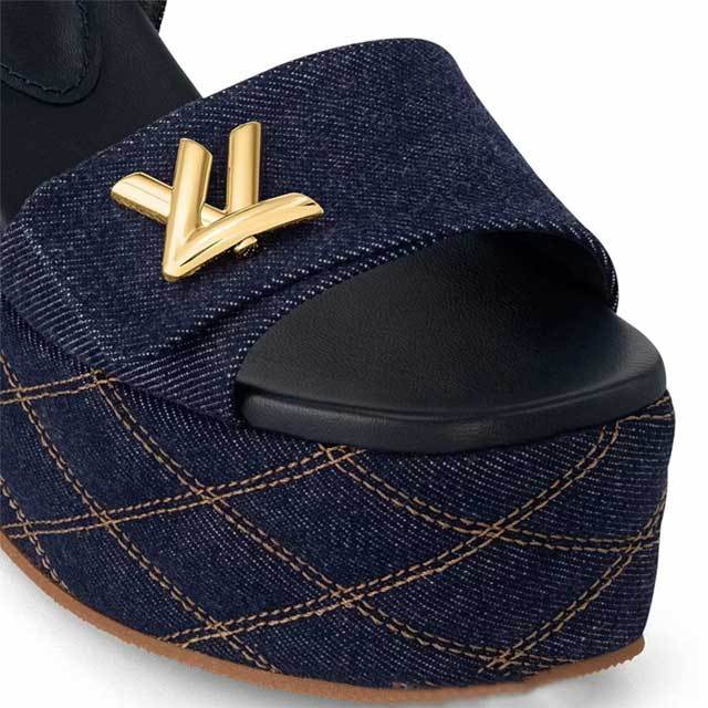 Fashion Denim Platform Sandals