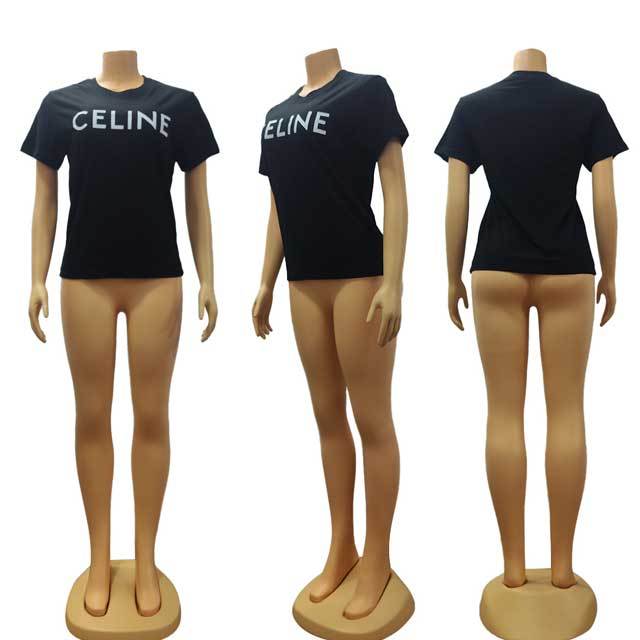 Letter Print Short Sleeve Tees