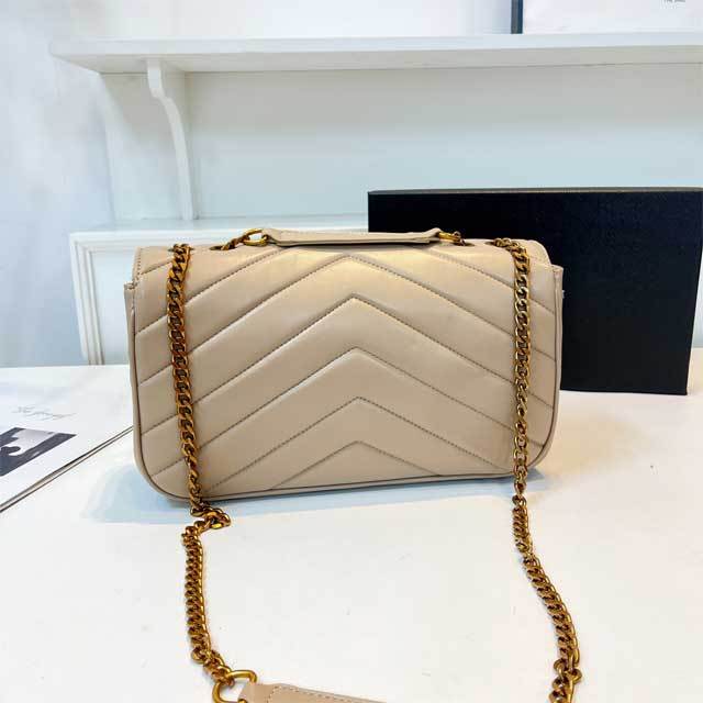 Metal Logo Leather Fashion Women Purses