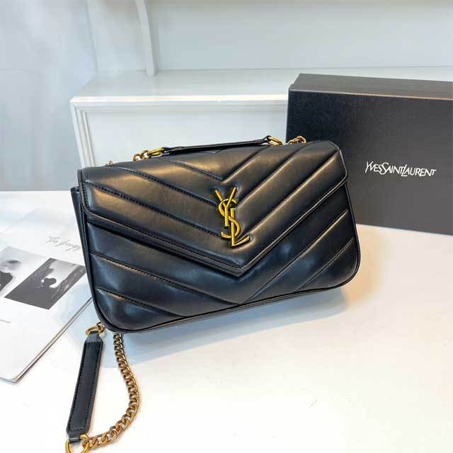 Metal Logo Leather Fashion Women Purses