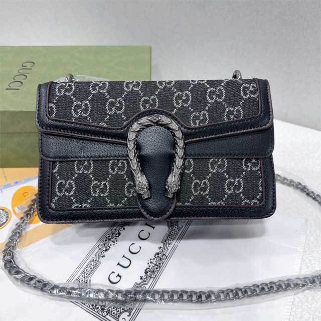Chained Leather Fashion Messenger Bag