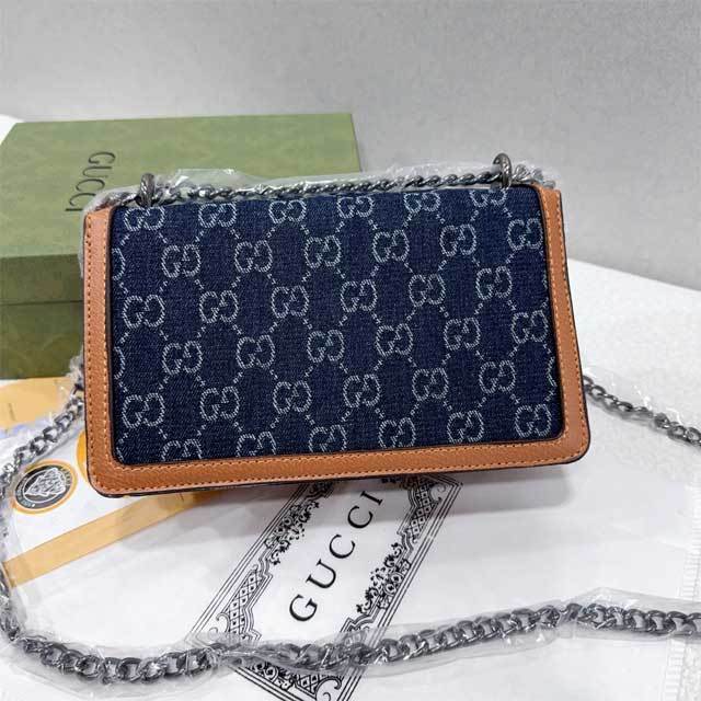 Chained Leather Fashion Messenger Bag
