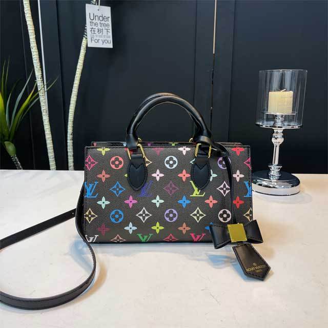 Fashion Print Leather Crossbody Bag