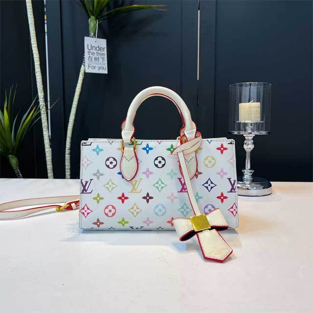 Fashion Print Leather Crossbody Bag