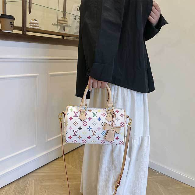 Printed Fashion Leather Crossbody Handbag