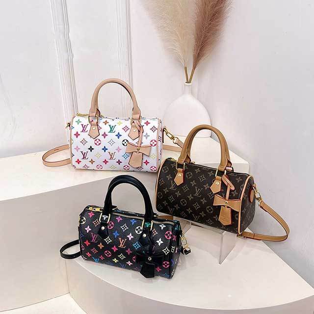 Printed Fashion Leather Crossbody Handbag