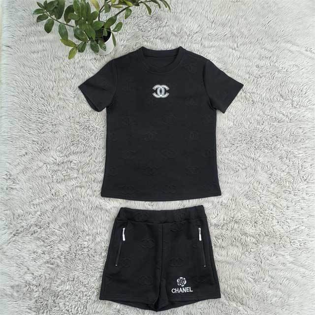 Embroidery Fashion Casual Short Set