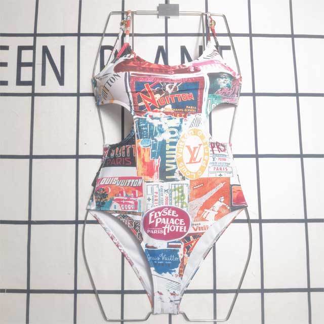 Printed Hollow Out Sexy One Piece