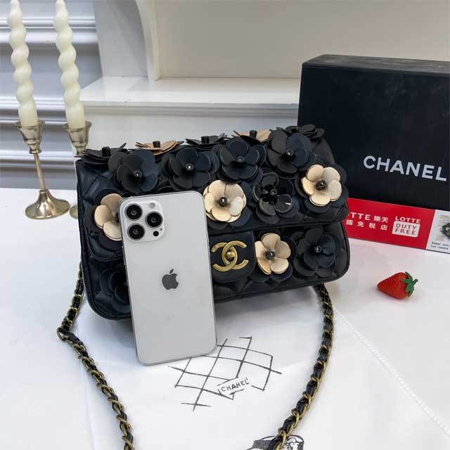 3D Flower Leather Fashion Women Purses