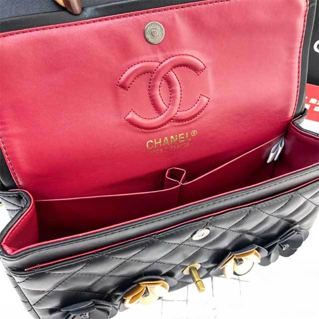 3D Flower Leather Fashion Women Purses