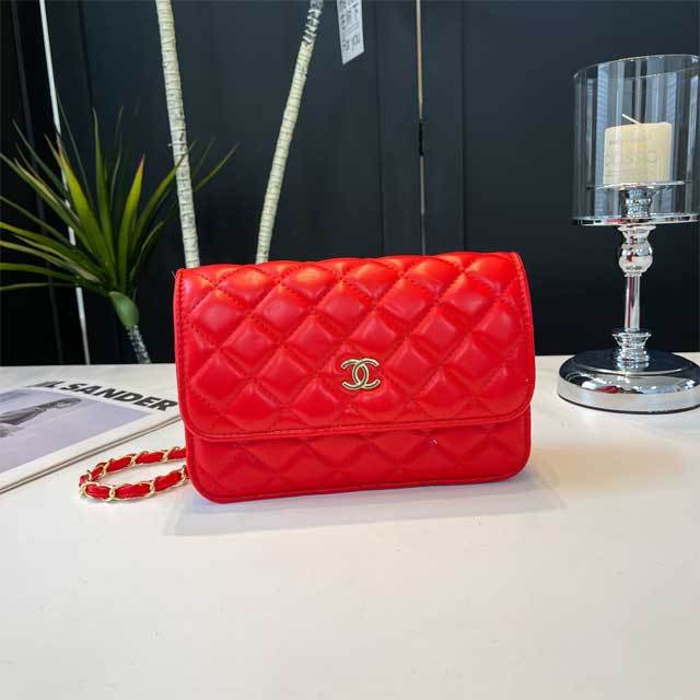 Chained Leather Fashion Shoulder Bag