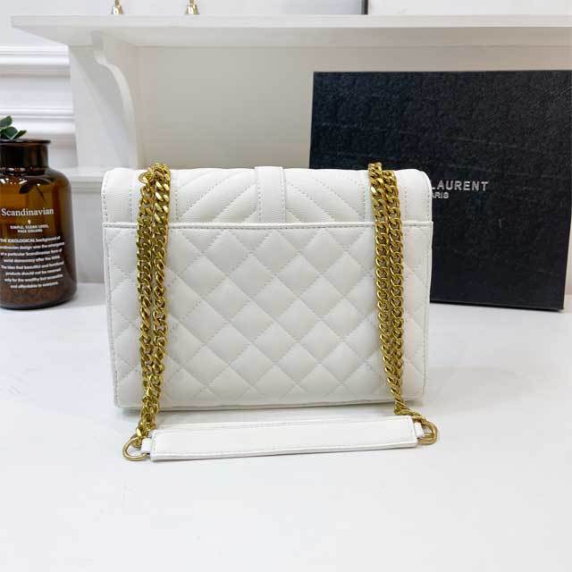 Metal Logo Women Leather Purses