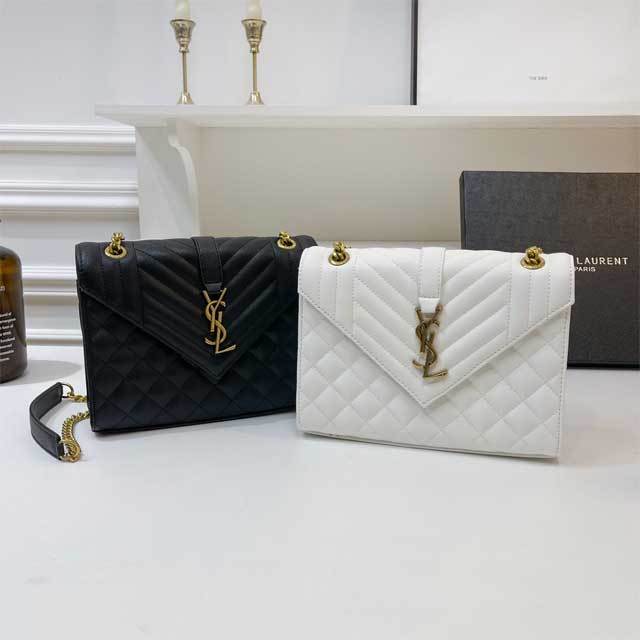 Metal Logo Women Leather Purses