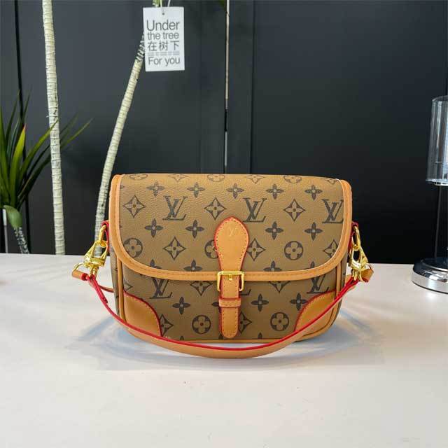 Printed Fashion Leather Messenger Bag