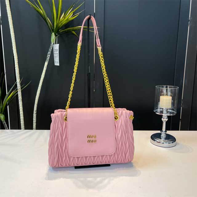 Leather Chained Women Handbag