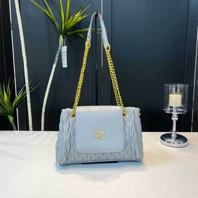 Leather Chained Women Handbag
