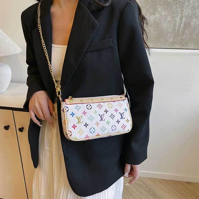 Leather Printed Women Crossbody Bag