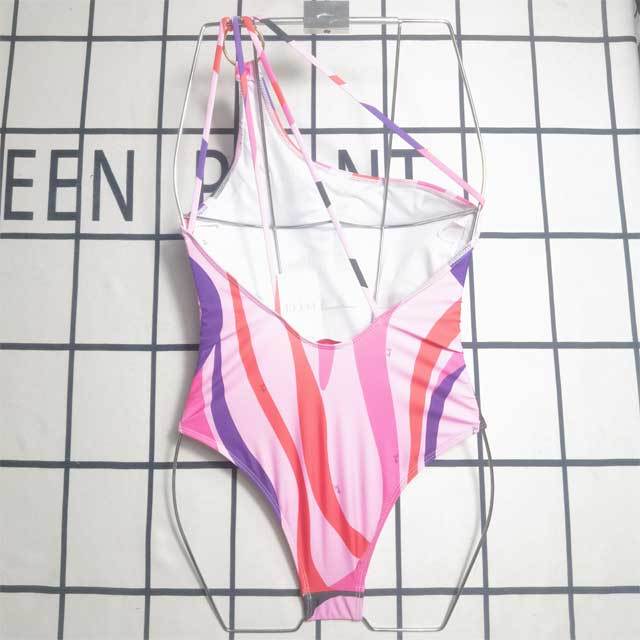 Single Shoulder Backless Sexy One Piece