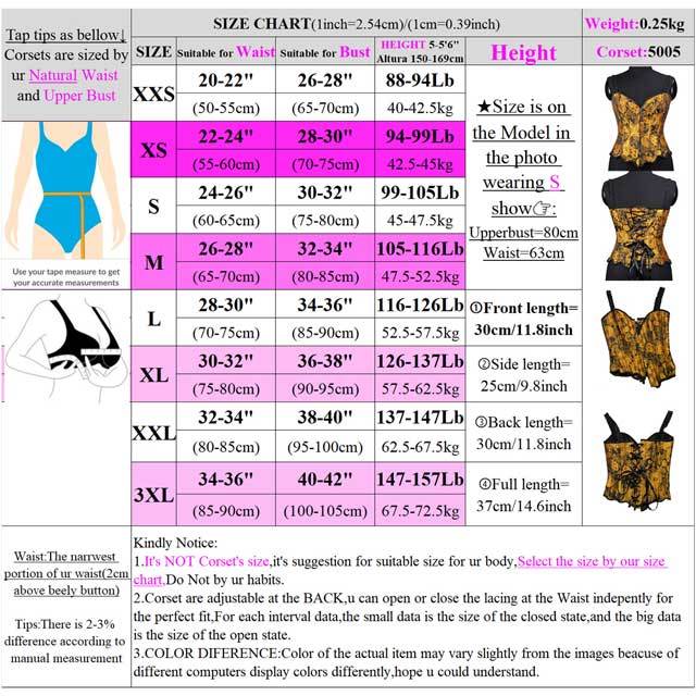 Embossed Sunflower Women Overbust Corset