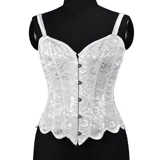 Fashion Jacquard Women Lace-Up Corset