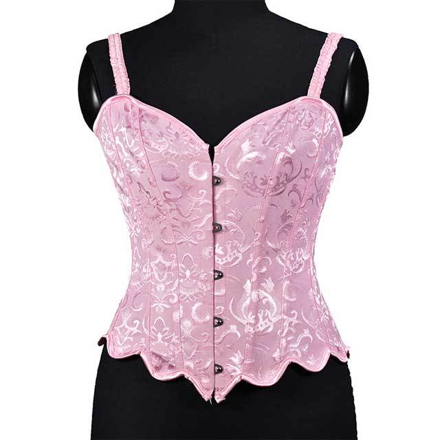 Fashion Jacquard Women Lace-Up Corset