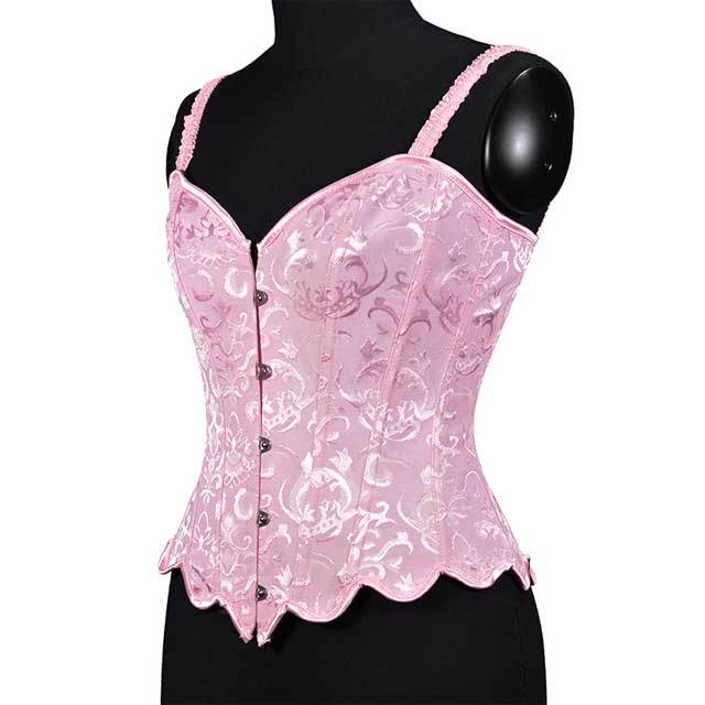 Fashion Jacquard Women Lace-Up Corset