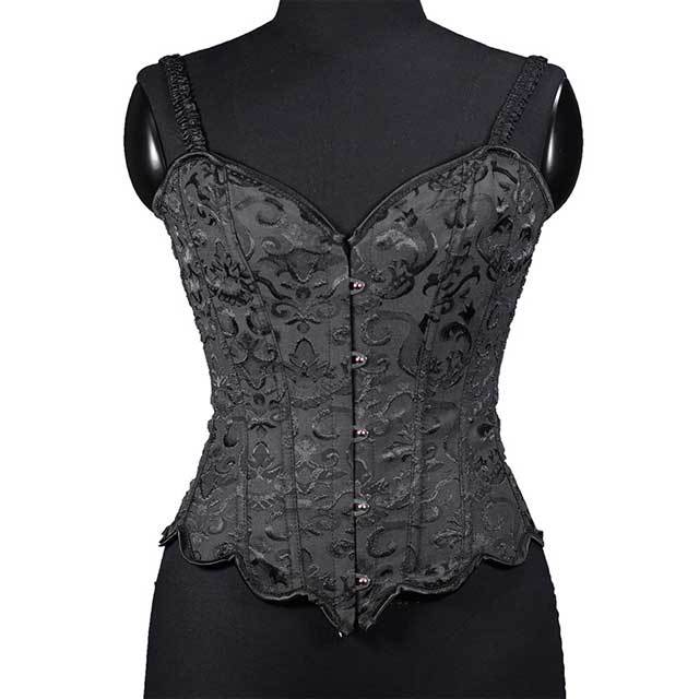 Fashion Jacquard Women Lace-Up Corset