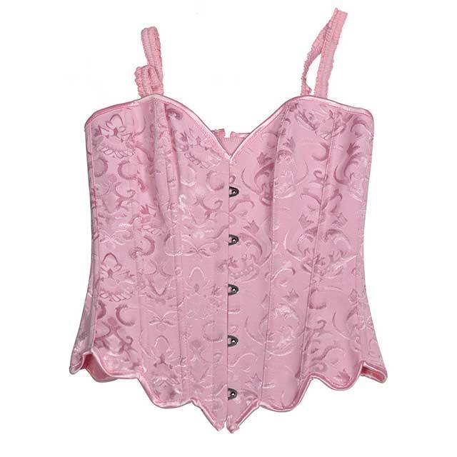Fashion Jacquard Women Lace-Up Corset