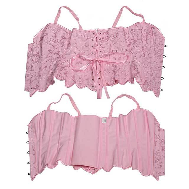 Fashion Jacquard Women Lace-Up Corset