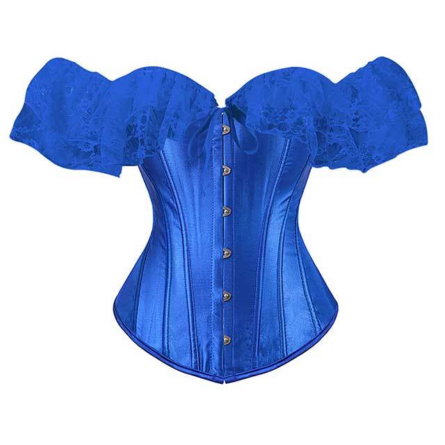 Plus Size Satin Gothic Corpete Corset