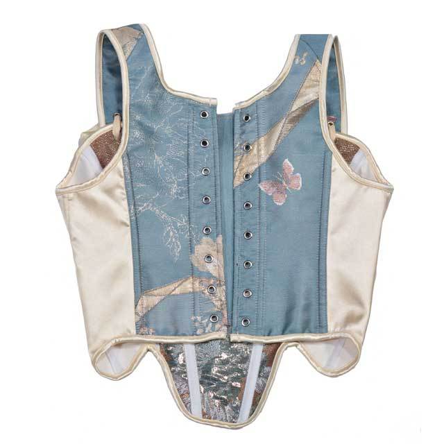 Color Block Lace-Up Bustier Corset