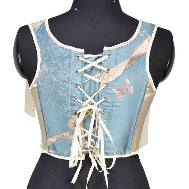 Color Block Lace-Up Bustier Corset