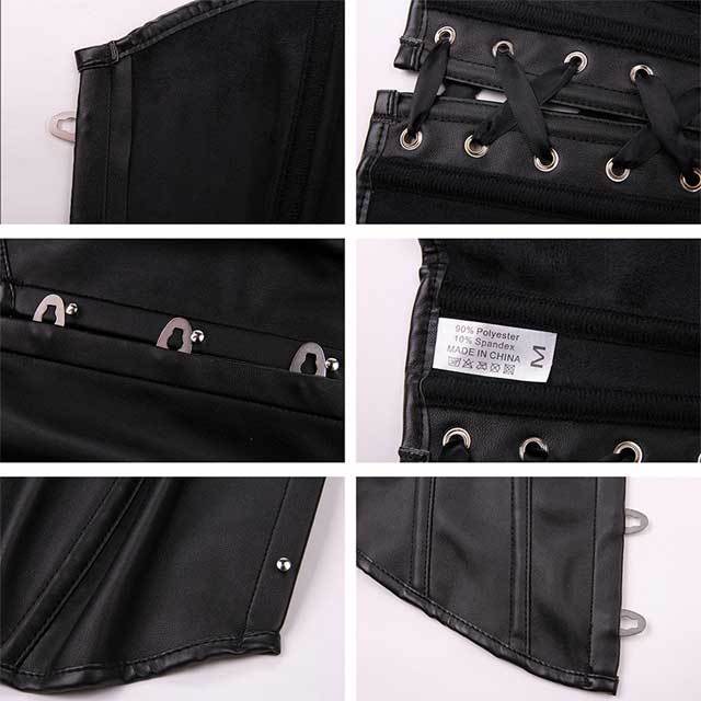 Fashion PU Leather Overbust Corset