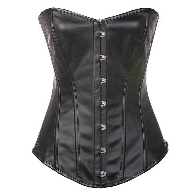 Fashion PU Leather Overbust Corset